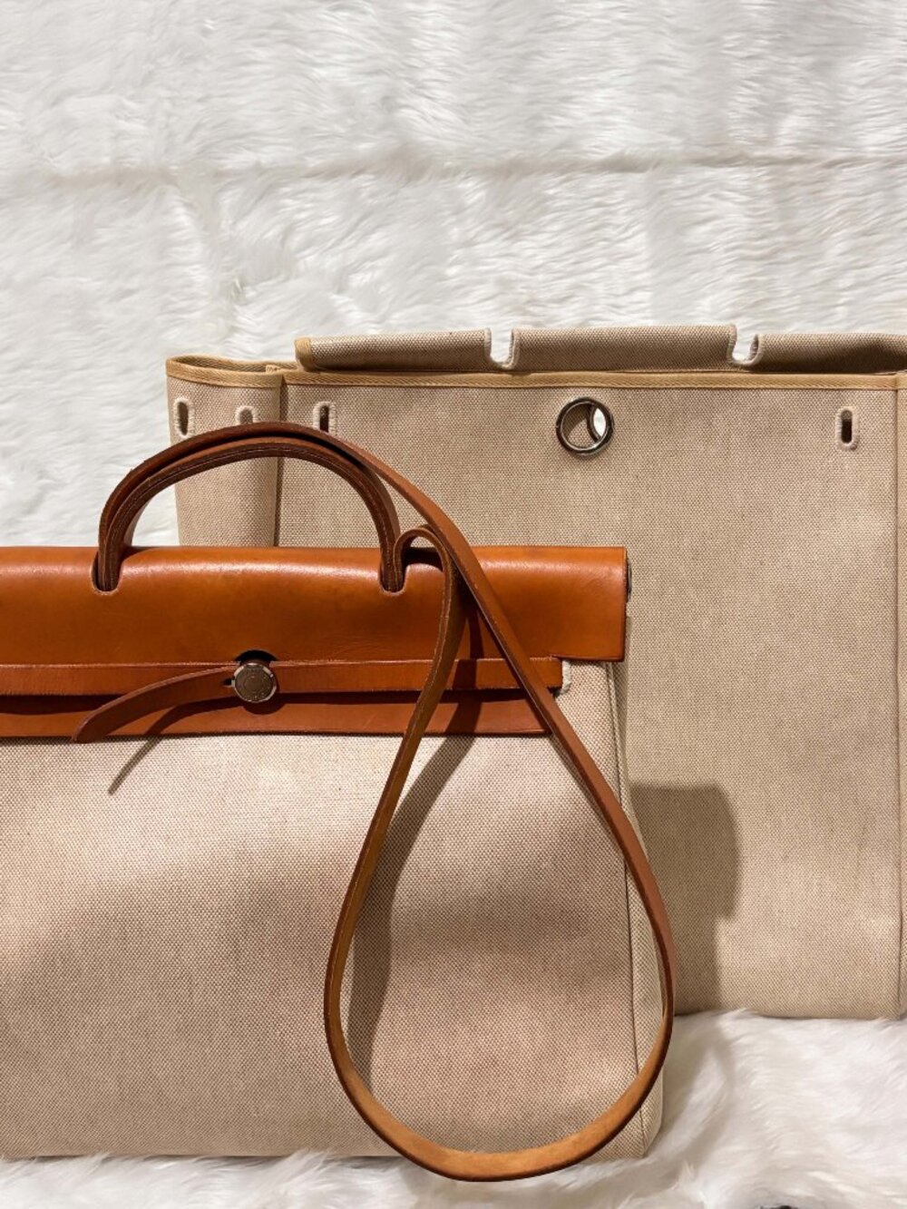 AUTHENTIC HERMES HERBAG WITH CERTIFICATE OF AUTHENTICITY